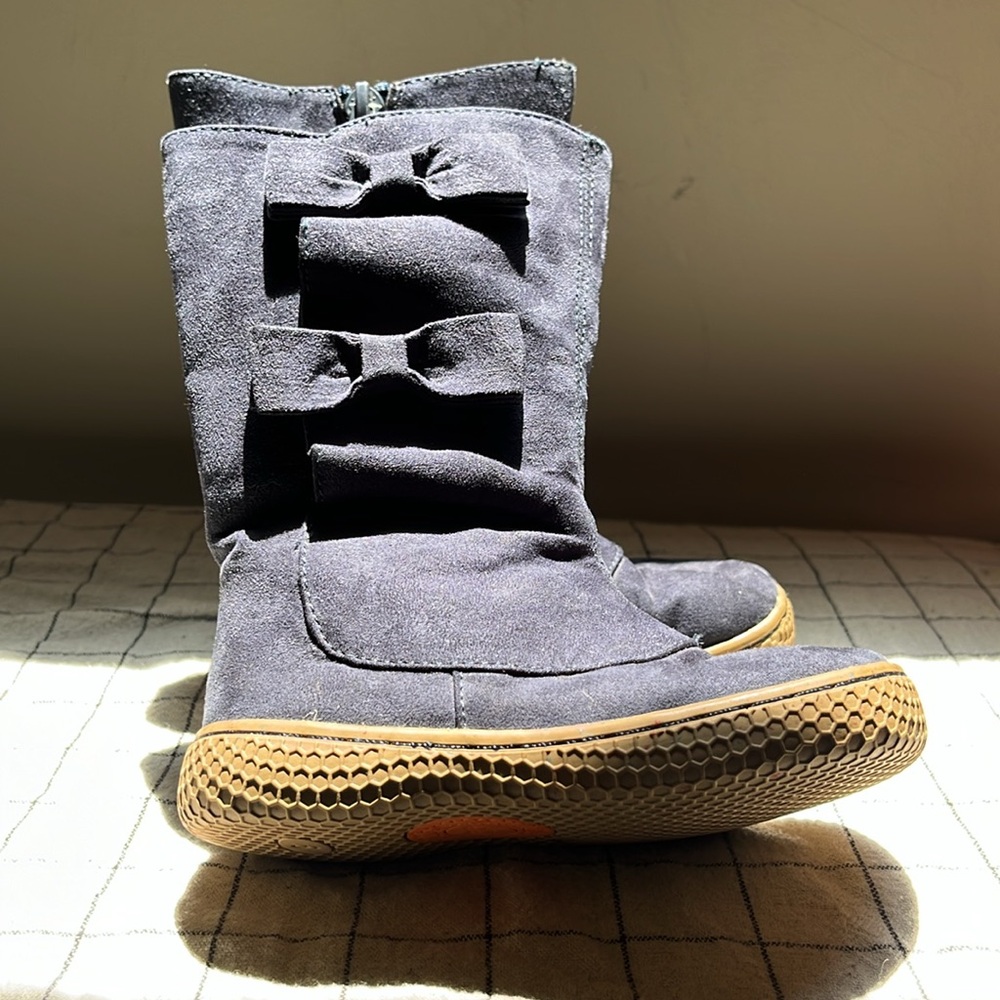 Livie & Luca Blue Boots- Toddler size 6